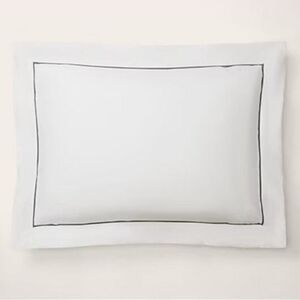 Ralph Lauren Organic Cotton Percale Palmer
Standard Sham in Loft Gray